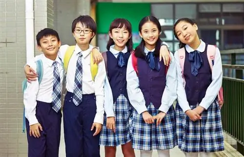 Visão geral dos uniformes escolares coreanos